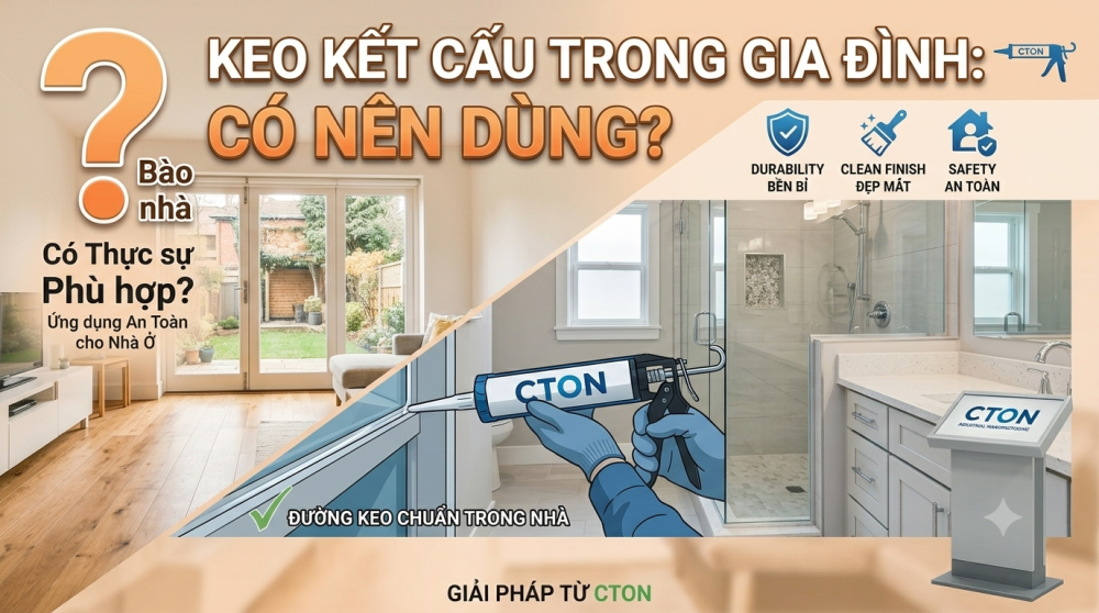 Keo kết cấu có thực sự phù hợp cho gia đình? Những ứng dụng phổ biến trong nhà ở